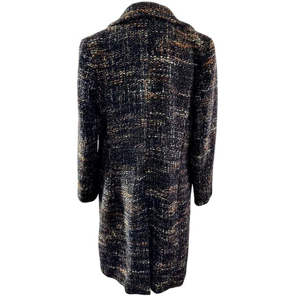 "ENZO ANGIOLINI" Wool Womens Trench Coat, SZ M, Quiet Luxury, Old Money, Rustic - Picture 4 of 14